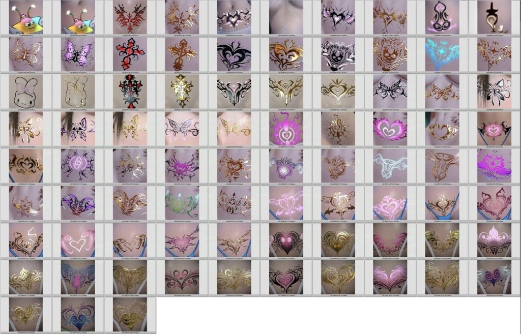 纹身贴图-888